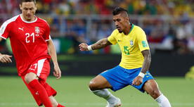 Brasil vs Serbia: golazo de Paulinho para el 1-0 del 'Scratch' en el Mundial Rusia 2018 [VIDEO] 