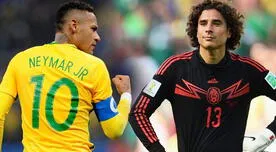 México vs Brasil: Neymar tiene la mayor cantidad de remates y 'Memo' Ochoa es el mejor atajador de Rusia 2018