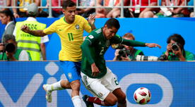 México perdió 2-0 con Brasil y se despidió del Mundial Rusia 2018