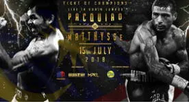 Pacquiao vs Matthysse: fecha, día, hora y canal de la pelea por título welter de Box