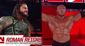 WWE RAW: Bobby Lashley vs. Roman Reigns el próximo lunes por un cupo a SummerSlam [VIDEO]
