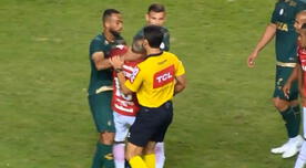 Brasileirao: Andrés D'Alessandro fue expulsado tras golpe al árbitro [VIDEO]
