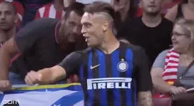 Atlético de Madrid vs Inter de Milán: El golazo de Lautaro Martínez para poner el 1-0 [VIDEO]