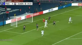 PSG vs Caen: Adrien Rabiot anotó el 2-0 parisino tras asistencia de Ángel Di María [VIDEO]