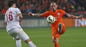 ¡Es hora de irse! Wesley Sneijder tendrá una despedida de ensueño contra Perú 