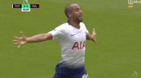 Tottenham vs Fulham EN VIVO: Lucas Moura anotó el primer gol del partido [VIDEO]