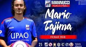 Mannucci anunció la contratación de Mario Tajima para lo que resta de temporada