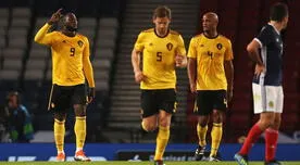 Bélgica aplastó 4-0 a Escocia en amistoso por fecha FIFA [VIDEO]