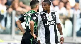 Douglas Costa se disculpa tras escupitajo a Di Francesco en victoria de Juventus