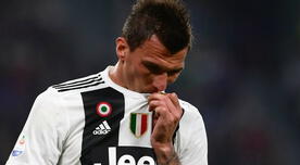 Juventus pierde a Mario Mandzukic para el partido contra Manchester United por Champions League