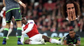 Danny Welbeck sufre terrorífica lesión en su tobillo y asustó a todos en la Europa League [VIDEO]