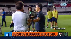 River Plate: Marcelo Gallardo se reunió con Guillermo Barros Schelotto y el plantel de Boca Juniors [VIDEO]