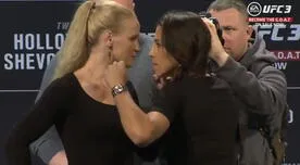 Valentina Shevchenko y Joanna Jedrzejczyk realizaron careo antes de luchar en el UFC 231 [VIDEO]