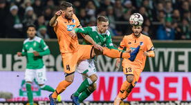 Con Pizarro en cancha, el Werder Bremen empató 1-1 con el Hoffenheim por la Bundesliga [RESUMEN Y GOLES]