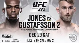 UFC 232 EN VIVO Jon Jones vs Alexander Gustafsson: cartelera completa, fecha,  horarios y canales desde The Forum