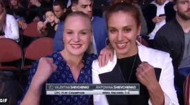 UFC 232 EN VIVO: Valentina Shevchenko y su hermana presentes en último evento del año en California [VIDEO]