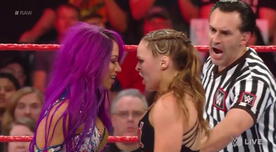 WWE RAW: Sasha Banks y Ronda Rousey, más calientes que nunca previo a su lucha en Royal Rumble [VIDEOS]