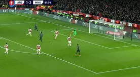 Anthony Martial anotó el 3-1 contra Arsenal tras una gran corrida de Pogba [VIDEO]