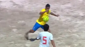 Ronaldinho brilló con sus sensacionales jugadas en partido de fútbol playa [VIDEO]