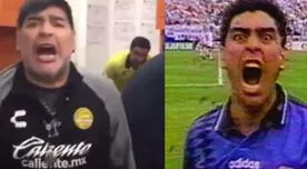 Diego Maradona revivió su eufórica celebración del 94