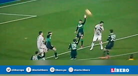 Cristiano Ronaldo le pegó un tremendo pelotazo en la cara a Sami Khedira en Juventus [VIDEO]