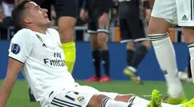 Real Madrid vs Ajax EN VIVO Lucas Vázquez fue cambiado por lesión y salió llorando del campo [VIDEO]