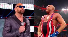 WWE RAW: Batista y Kurt Angle confirmaron su retiro en Wrestlemania 35 [VIDEOS]