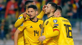 Bélgica venció 3-1 a Rusia en arranque de Eliminatorias a la Eurocopa 2020