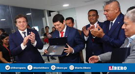 Presidente de la CONMEBOL respaldó el trabajo de Agustín Lozano al mando de la FPF 