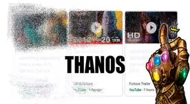 Avengers Endgame: Thanos elimina a Google en tu navegador