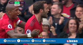 Manchester United vs Chelsea: Juan Mata puso el 1-0 tras excelente jugada colectiva [VIDEO]