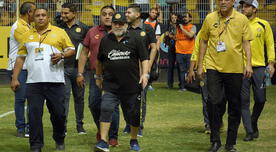 Maradona enfurecido tras empate de Dorados: "Hay árbitros buenos y malos, este es muy malo"