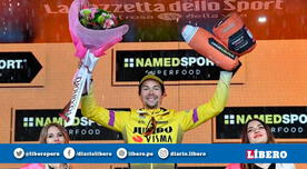 Primoz Roglic destrozó la cronoescalada tras ganar la novena jornada del Giro de Italia