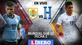Uruguay venció 2-0 a Honduras por la segunda fecha del Mundial Sub-20
