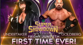 The Undertaker vs Goldberg: chocarán en pelea nunca antes vista en el WWE Super ShowDown