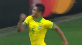 Perú vs. Brasil: Casemiro anotó el 1-0 para el ‘scratch’ con remate de cabeza [VIDEO]