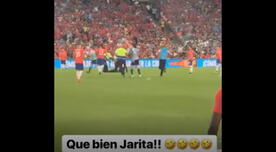 "Está loco", mira los gestos de Alexis Sánchez tras la patada de Gonzalo Jara a hincha en el Chile - Uruguay | VIDEO