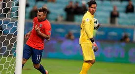 Narrador chileno ya celebraba gol de Eduardo Vargas, pero Pedro Gallese malogró el festejo [VIDEO]