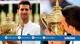 Novak Djokovic y su alucinante celebración tras salir campeón de Wimbledon 2019 [Video]