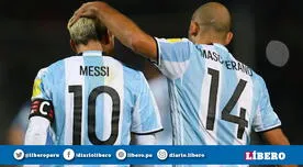 Javier Mascherano enternece las redes sociales en foto junto a sus excompañeros de la Selección Argentina [FOTO]