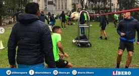 Zulia FC entrenó en un conocido parque antes de eliminar a Sporting Cristal 