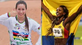 Mariana Pajón y Caterine Ibargüen, oros olímpicos, comparten emotivo momento en Lima 2019 [FOTO]