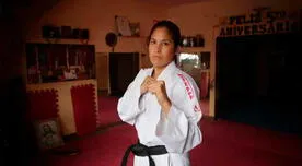 Alexandra Grande EN VIVO vía Latina por Karate Kumite en los Juegos Panamericanos Lima 2019
