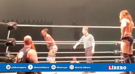 Campeón de WWE y su reacción ante peculiar coreo del público por el frío en Lima [VÍDEO]