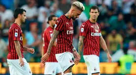 AC Milan perdió 1-0 con Udinese en el estreno de la Serie A [RESUMEN]