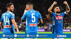 Napoli marcó tres goles en 15 minutos y le empató el partido a la Juventus [VIDEO]