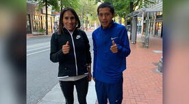 Gladys Tejeda y Christian Pacheco visitaron prestigiosa organización de entrenamiento de atletismo en EE.UU. [VIDEO]