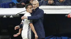 Zinedine Zidane respalda a Lucas Vázquez: "lo veo de p... madre" [VIDEO]