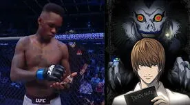 UFC: Israel Adesanya revela que utiliza la "Death Note" para ganar