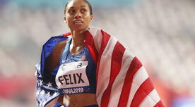 Atletismo: Allyson Felix pasa a la historia tras romper récord de medallas de oro de Usain Bolt en los Mundiales